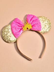 Băng đô tai lấp lánh 3D hoạt hình lâu đài pháo hoa dễ thương ngọt ngào và đáng yêu cho ngày lễ, du lịch, lễ hội và trang phục Halloween cho bé gái, cho tiệc Halloween - Nhiều màu - Xem 5