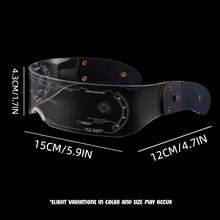 發光LED亞克力護目鏡（1入組）：7色發光技術眼鏡，適合狂歡、派對、嘉年華、俱樂部、角色扮演、音樂會