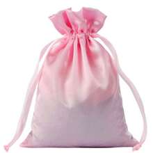 5 piezas de bolsas de regalo con cierre de cordón estilo satinado para joyas y accesorios, disponible en múltiples tamaños y colores, perfectas para regalos de cumpleaños, festivales, fiestas y bodas, Navidad - Multicolor - Ver 11