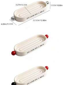 1 件极具吸引力的轻质豪华多用途托盘，具有时尚风格，适用于客厅或浴室 - 多色 - 查看 2