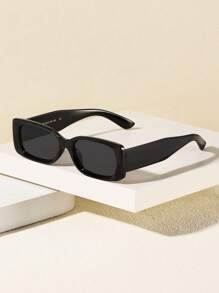 1/2/3 pares de gafas de sol rectangulares pequeñas de moda para mujer, adecuadas para uso diario, versátiles y elegantes, ideales para salidas familiares, viajes, vacaciones en la playa, actividades al aire libre, etc. - Multicolor - Ver 15