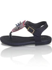 My ToT Kids Flat Sandals - 玫紅色 - 查看 8
