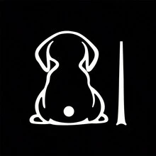Adorable Dog Back Car Vinyl Wiper Sticker For Car Truck Rear Window Windshield Funny Wagging Animal Tail Decal Universal Motorcycle Laptop Decoration - Laser - View 4