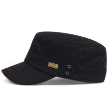 1入組男士平頂棒球帽，可調節戶外防曬休閒帽，適用於春秋旅行、海灘派對 - 彩色 - 查看 7