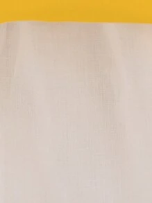 Baby Girls Solid Color Sequin Mesh Bow Tulle Cake Dress Sleeveless Cute Flower Girl Party Dress, Suitable For Outdoor Party, Excluding Headband - Yellow - View 10