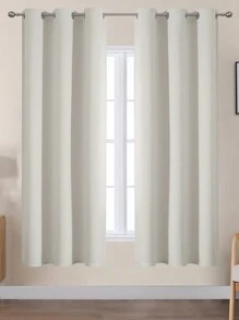Estelar Textiler 1 tấm rèm cản sáng màu xanh lục lam, dài 63-84 inch, rèm cách nhiệt cản sáng, thích hợp cho phòng ngủ. - Light Beige - Xem 15