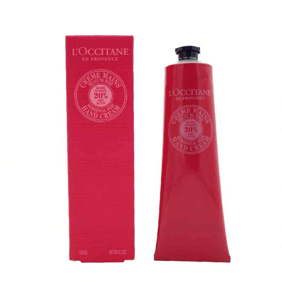L'Occitane Shea Butter Wonderful Rose Hand Cream 150ml Moisturizing Smoothing Rose Fragrance - Màu Hồng  Dưa hấu - Xem 1