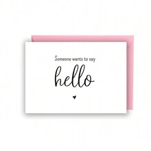 Tarjeta de foto del escaneo del embarazo. Alguien quiere decir hola Tarjeta de anuncio de embarazo, tarjeta de anuncio de embarazo, tarjeta de foto del escaneo del embarazo, tarjeta de revelación de embarazo, sorpresa familiar de embarazo - Blanco - Ver 7