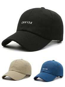 Simple CRUISE Embroidery Baseball Cap Unisex Casual Golf Sports Hats Lightweight Adjustable Dad Hat For Women Men Caps Original Men's Caps Czech Cap Perez  Women's Sun Protection Summer Hat - Multicolor - View 1
