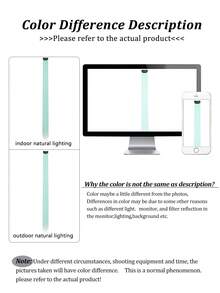 Colored Hair Extensions 8 Pcs/Pack Multi-Colors Party Highlights Clip In Synthetic Hair Extensions 22 Inch Rainbow Hairpieces For Women Girls - Baby Blue - View 6