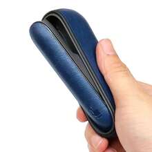 2 In 1 Door Cover + Case For IQOS 3.0 DUO Leather Pouch + Side Cover For IQOS 3 Holder Box For IQOS Accessories - Shell Side - View 5