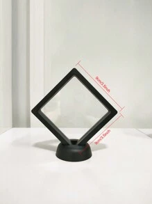 1set Multi-Color 3D Levitation Commemorative Coin Jewelry Display Stand, Collectible Figure Stand, Storage Box - Black - View 15