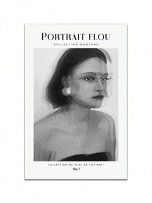 1 件帆布印刷艺术，复古风格，女孩轮廓，创意抽象，非常适合走廊/房间/卧室/客厅墙壁装饰，沙发背景，装饰画，海报（无框架），完美的礼物，家居装饰，PVC 管包装，用于配送，墙壁艺术 - 彩色 - 查看 34