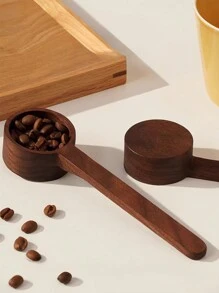 1 pezzo Cucchiaio dosatore per caffe in legno personalizzato , in legno di noce, per caffè macinato