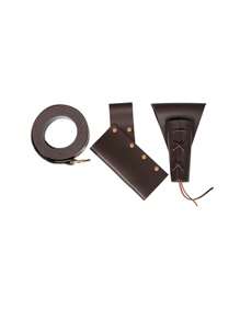 Bộ 3 phụ kiện thời Phục Hưng, bao da kiếm bằng da PU thời Trung cổ cổ điển và thắt lưng cho lễ hội hóa trang - A - Xem 9