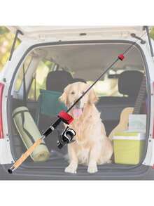 Cinturones elásticos para cañas de pescar, correas ajustables y soportes para cables, conjuntos de 5/10 piezas para cañas de lanzar, de spinning y para mosca - Multicolor - Ver 4