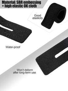 Cinturones elásticos para cañas de pescar, correas ajustables y soportes para cables, conjuntos de 5/10 piezas para cañas de lanzar, de spinning y para mosca - Multicolor - Ver 5