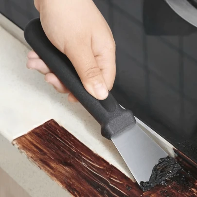 1个不锈钢清洁刮刀，简易家用普通清洁刮刀