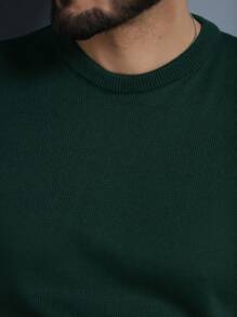 Men Sweaters - Verde militar - Ver 6