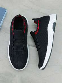 Womens Minimalist Running Shoes. Womens Running Fabrics Lace Up Sports Avant Garde.Womens Fashion Sneakers Sports Style Four Seasons Outdoor Casual Sneakers. Casual Outdoor Casual Sneakers, Casual Casual Casual Sneakers. - Negro - Ver 5