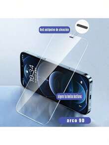 Mica Cristal Pantalla Para iPhone 7/8plus + Lente Cámara - Negro - Ver 2