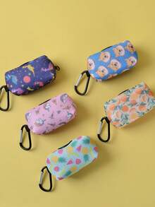 1 Máy Tính Mới Thú Cưng Chất Thải, In Hình Dễ Thương Nhiều Màu Sắc, Phân Chó Túi Để Đi Bộ Ngoài Trời - Nhiều màu - Xem 4