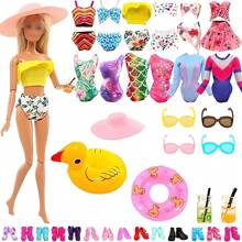 Suitable For 11.5-Inch Doll Set Of 24 Accessories: 5 Swimsuits, 4 Glasses, 10 Shoes, 2 Swim Rings, 1 Hat, 2 Random Beverage Cups (Excluding Dolls And Children's Gifts), Doll House Furniture - Multicolor - View 12