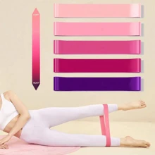 5pcs Hip Exercise Resistance Band, Portable Women's Fitness Yoga Equipment Tension Band Elastic Ring, Women's Exercise Belt For Buttocks/Legs/Arms, Yoga And Pilates&Strength Training Equipment, Men's And Women's Elastic Exercise Belt - Multicolor - View 2