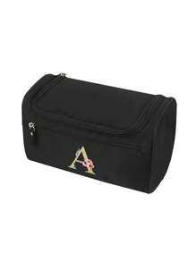 Personalize sua Bolsa Exclusiva de Artigos de Toalete, Bolsa de Armazenamento Portátil de Zíper para Maquiagem, Bolsa de Cosméticos à Prova d'Água de Alta Capacidade, Bolsa Portátil para Maquiagem com Separação Seca e Úmida, Bolsa de Viagem Multifuncional para Viagens de Negócios para Banheiro, Viagem, Faculdade, Dormitório, Praia, Verão, Portátil, Multifuncional Feminina, Multifunção, para Aniversários, para Negócios/Deslocamento/Trabalho/Escritório