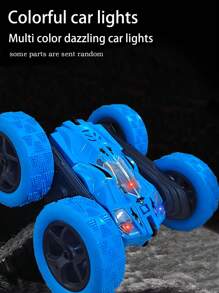 Remote Control Stunt Car With Flip, Climbing And Double-Sided Driving Functions, Off-Road Drift Electric Toy Car, With Automatic Demonstration, Suitable For Crawling On Various Roads, With Lights (Battery Powered) - Multicolor - View 13