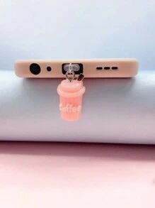 创意咖啡杯形充电口和数据口防尘塞，兼容苹果设备、Type-C口和智能手机防尘塞 - 款式 - 查看 3