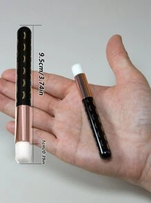 2 Pièces Brosse De Nettoyage Pour Le Nez, Convient Pour Le Nettoyage Du Visage, Brosse De Nettoyage De Mousse D'extension De Cils, Brosse De Poils Doux De Micron Pour Le Nettoyage Des Points , Outil De Beauté De Maquillage