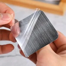 5pcs Gold And Silver Non-Marking Hooks Strong Adhesive Hook Kitchen Bathroom No Nail Stickers Magic Sticky Hooks - Multicolor - View 3