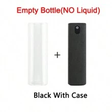 1pc 2 In 1 Microfiber Screen Cleaner Suitable For Mobile Phones, Computers, TV Navigation, Etc. Keep Your Mobile Phone Screen Clean As New(5 Colors Can Choose,Empty Bottle,Not Included Liquid)