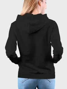 Teen Girls Sweatshirts - 黑色 - 查看 2