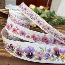 3卷/組復古花卉情景和紙膠帶組，花開富貴系列手帳禮盒裝飾貼紙，日記裝飾膠帶 - 彩色 - 查看 5