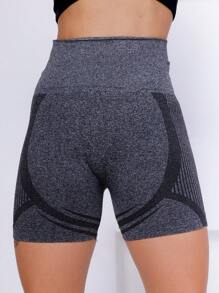 Women Sports Shorts - 深灰色 - 查看 1