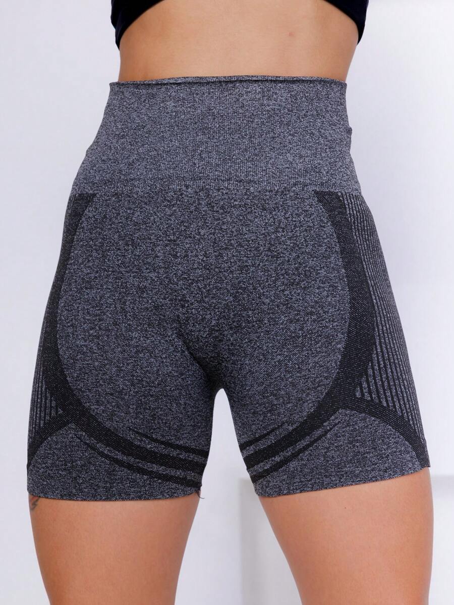 Women Sports Shorts - 深灰色 - 查看 1