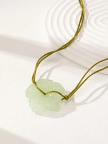 1 st. Glazen bloemen bloemen decor choker koord ketting voor vrouwen Valentijnsdag, moeder, moeder, Moederdag, cadeau