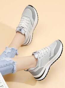 Women Sports Shoes - 淺灰色 - 查看 4