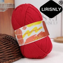 Hilo de lana seleccionado manualmente Lirisnly, 100% acrílico con brillo, colores brillantes, suave para la piel, transpirable y cómodo, ideal para tejer bufandas, sombreros, suéteres, abrigos y manualidades DIY.