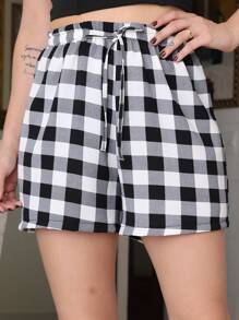 Women Shorts - 黑色 - 查看 1