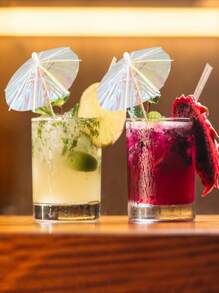 30/50 件鸡尾酒雨伞、饮酒伞、鸡尾酒遮阳伞、饮料装饰伞、饮料开胃菜派对装饰用品、蛋糕装饰、蛋糕装饰、蛋糕装饰、蛋糕装饰工具 - 彩色 - 查看 1