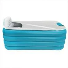 PVC Adult INFLlatable Bathtub Foldable Portable Spa Bath Tub Water Pool W/Pump - Multicolor - View 2