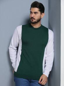 Men Sweaters - Verde militar - Ver 4