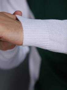 Men Sweaters - Verde militar - Ver 7