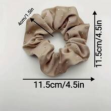 Women's Satin Hair Scarf & Scrunchie Set, Softer Than Silk, Valentine's Day Gift, Large Ponytail Holder - Pack Of 3, Diamond Summer Style - Multicolor - View 2