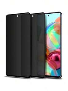 2 piezas Mica Privacidad Templado Cristal Para Xiaomi Poco X3 Pro - Negro - Ver 1
