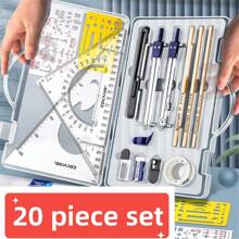 1 Set Of Mechanical Drawing Tool Set, University Engineering Drawing Tool Set - Apricot - View 7