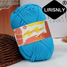 Hilo de lana seleccionado manualmente Lirisnly, 100% acrílico con brillo, colores brillantes, suave para la piel, transpirable y cómodo, ideal para tejer bufandas, sombreros, suéteres, abrigos y manualidades DIY.